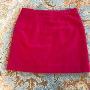 J Crew Magenta wool skirt